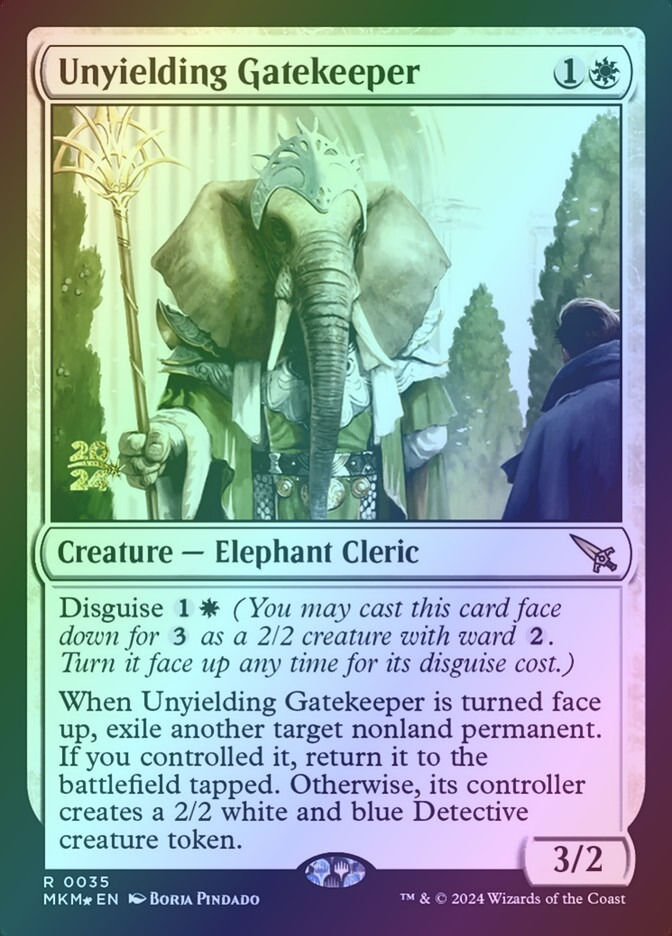 Unyielding Gatekeeper (PMKM) (35s) / Foil