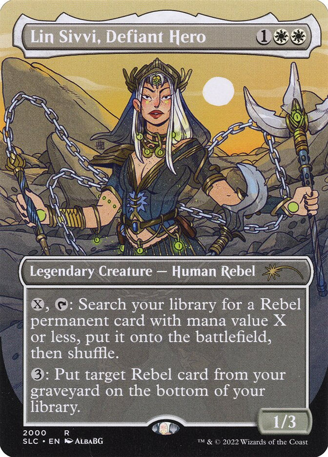 Lin Sivvi, Defiant Hero (SLC) (2000) / Borderless