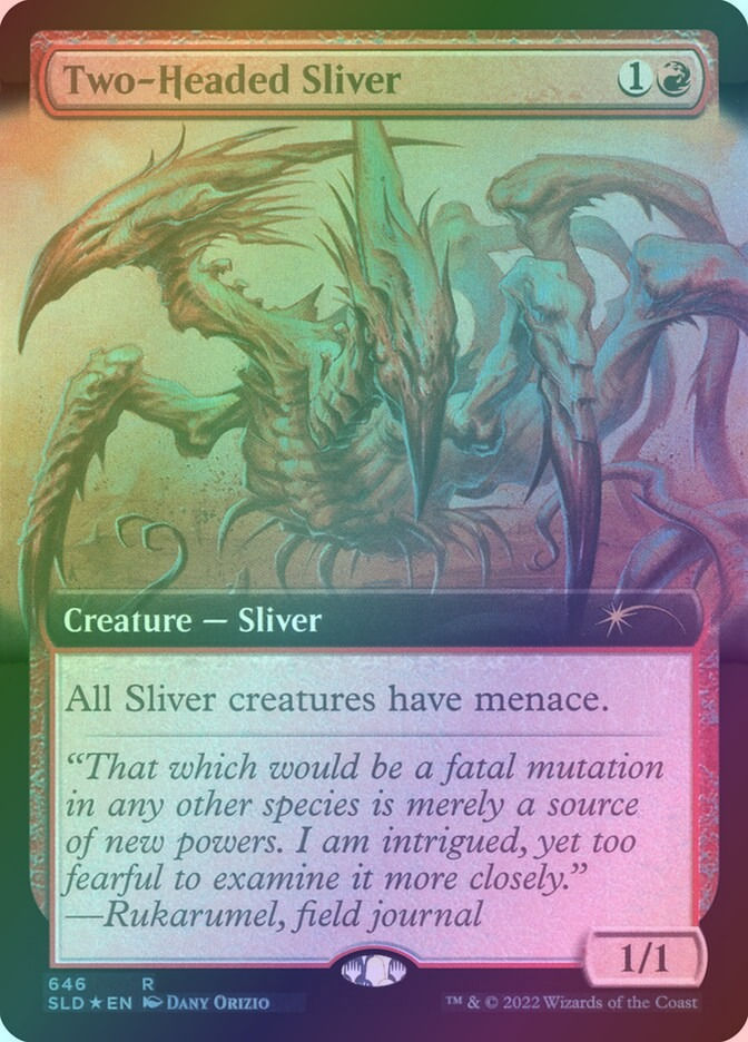 Two-Headed Sliver (SLD) (646) / Extended Art / Foil
