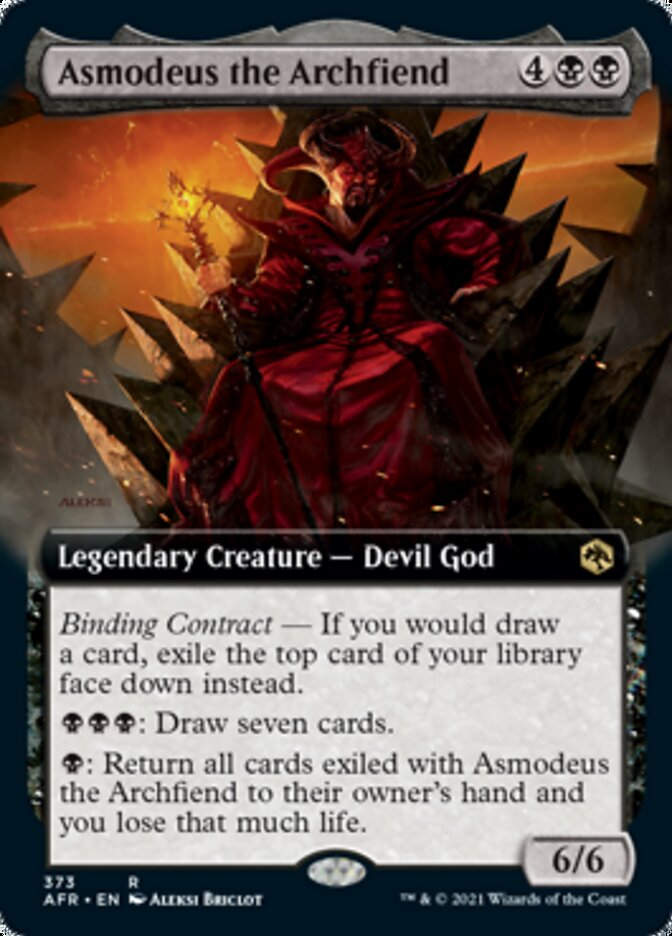 Asmodeus the Archfiend (AFR) / Extended Art