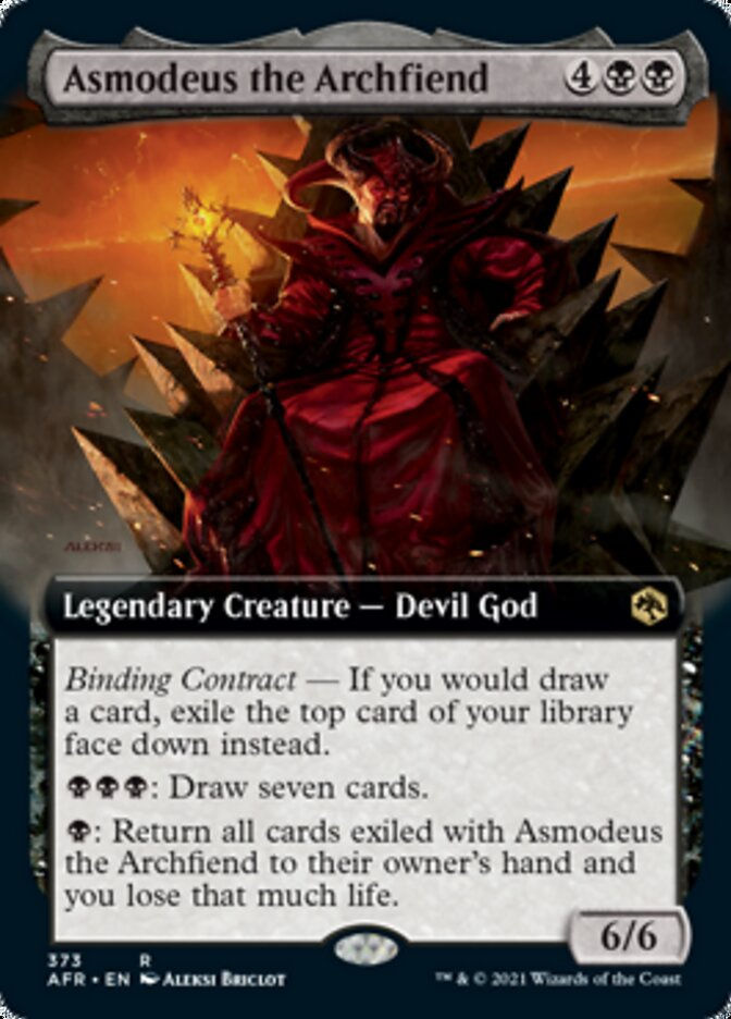 Asmodeus the Archfiend (AFR) / Extended Art