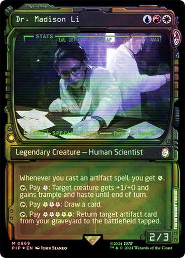 Dr. Madison Li (pip) (869) / Showcase Surge Foil