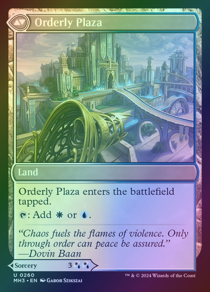 Suppression Ray // Orderly Plaza (MH3) (260) / Foil — cara 2 de 2
