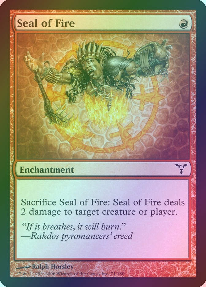 Seal of Fire (DIS) (71) / Foil