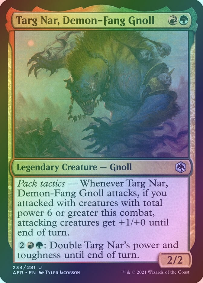 Targ Nar, Demon-Fang Gnoll (AFR) (234) / Foil