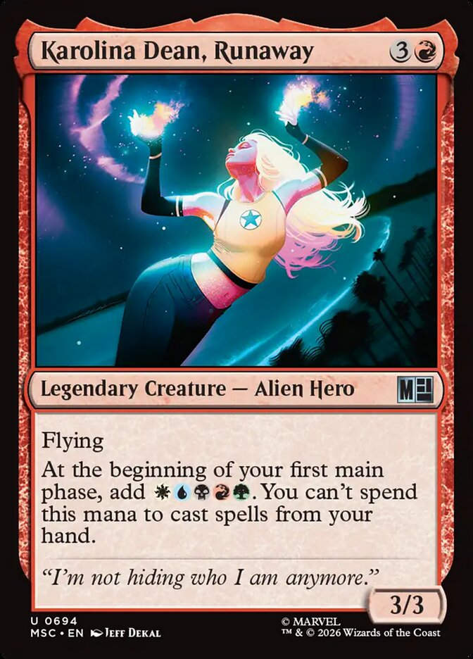 Karolina Dean, Runaway (MSC) (694)