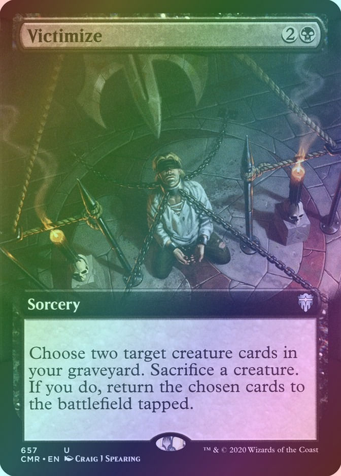 Victimize (CMR) (657) / Extended Art / Foil