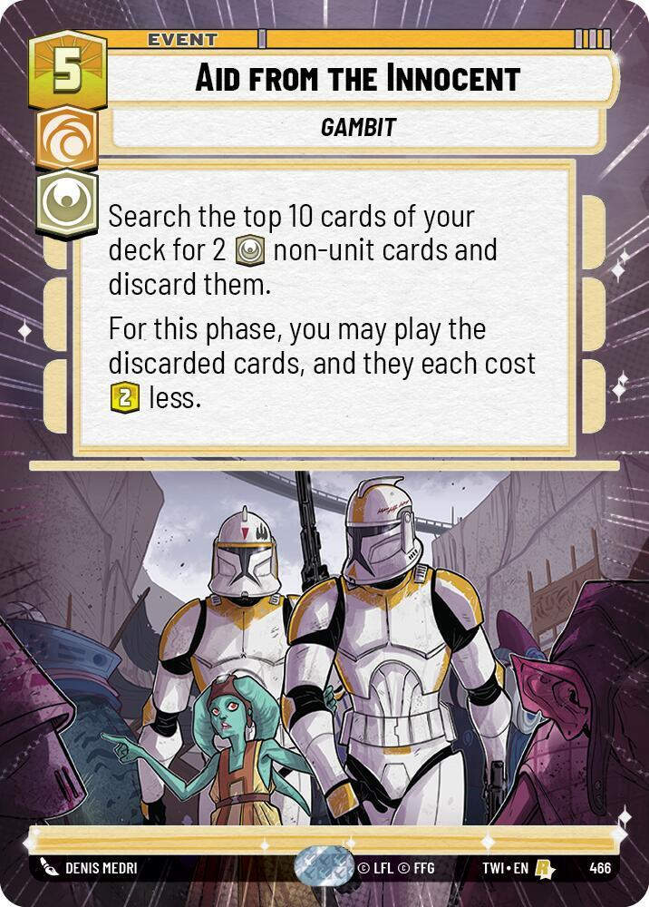 Aid from the Innocent (Hyperspace) (TWI) (466)