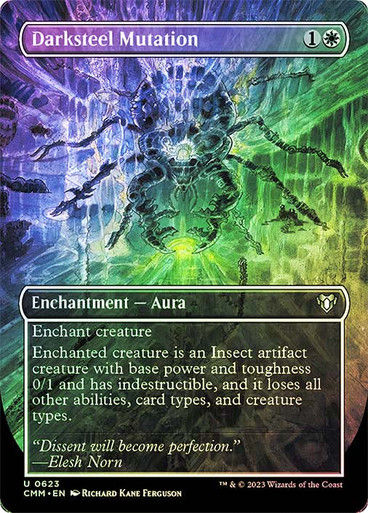 Darksteel Mutation (cmm) / Borderless / Foil