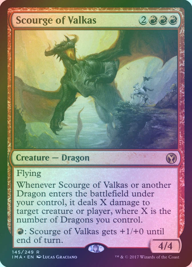 Scourge of Valkas (IMA) (145) / Foil