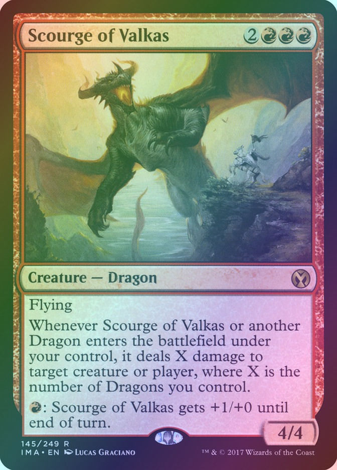 Scourge of Valkas (IMA) (145) / Foil