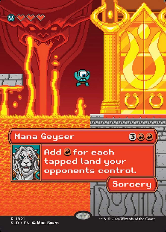 Mana Geyser (SLD) (1821) / Borderless