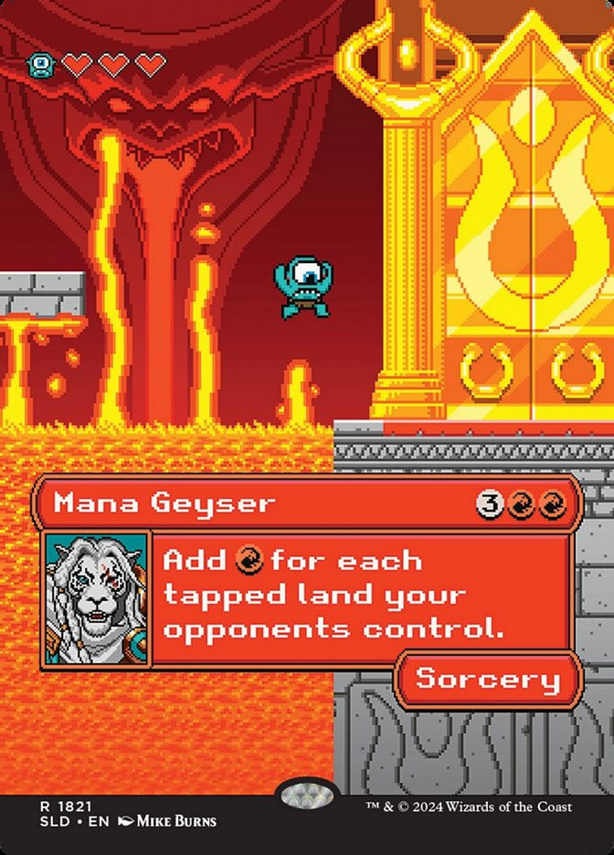 Mana Geyser (SLD) (1821) / Borderless