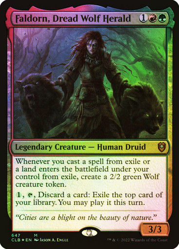 Faldorn, Dread Wolf Herald (CLBD) / Foil