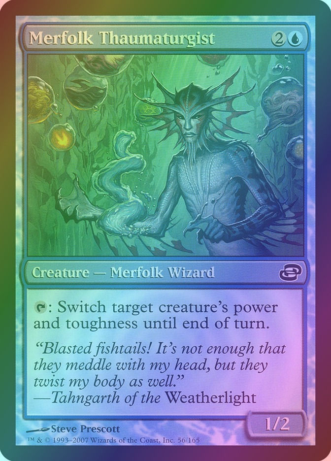 Merfolk Thaumaturgist (PLC) (56) / Foil