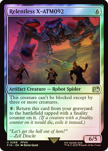 Relentless X-ATM092 (FIN) (268) / Foil
