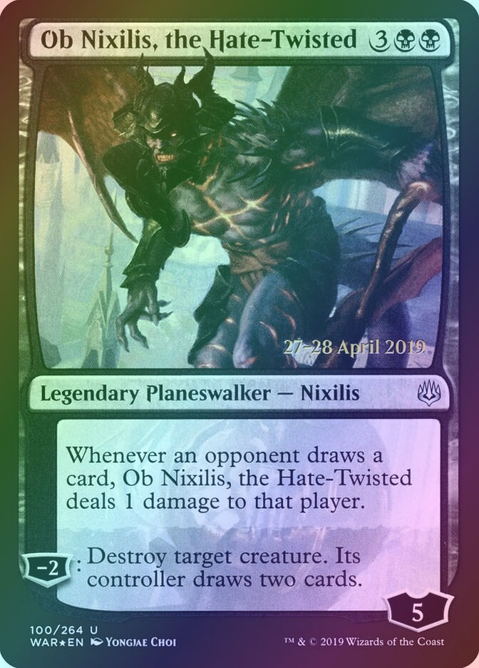 Ob Nixilis, the Hate-Twisted (PWAR) (100s) / Foil