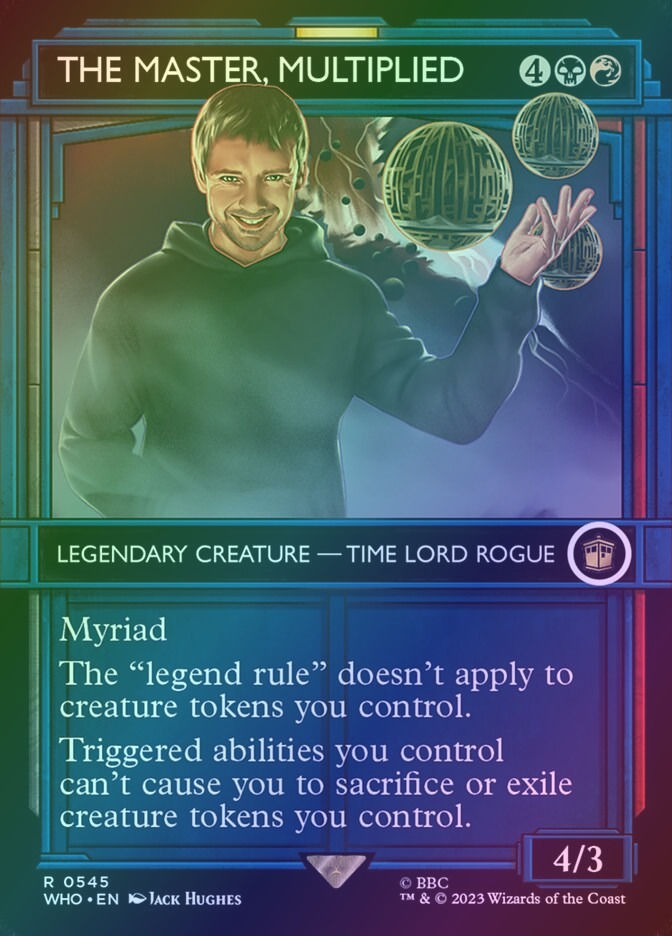 The Master, Multiplied (WHO) (545) / Borderless / Showcase / Foil