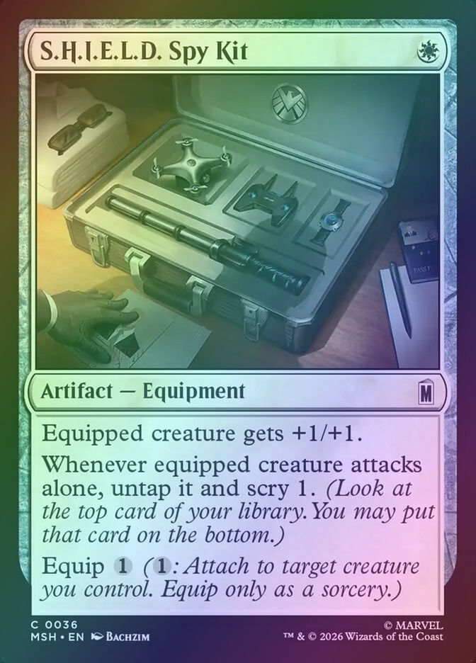 S.H.I.E.L.D. Spy Kit (MSH) (36) / Foil