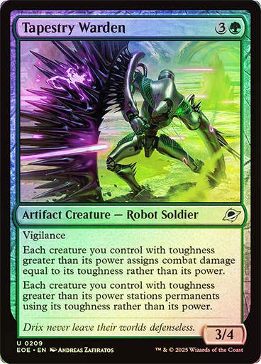 Tapestry Warden (EOE) (209) / Foil