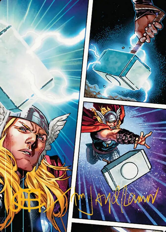 Mjölnir, Hammer of Thor (AMSH) (19) / Firma Dorada