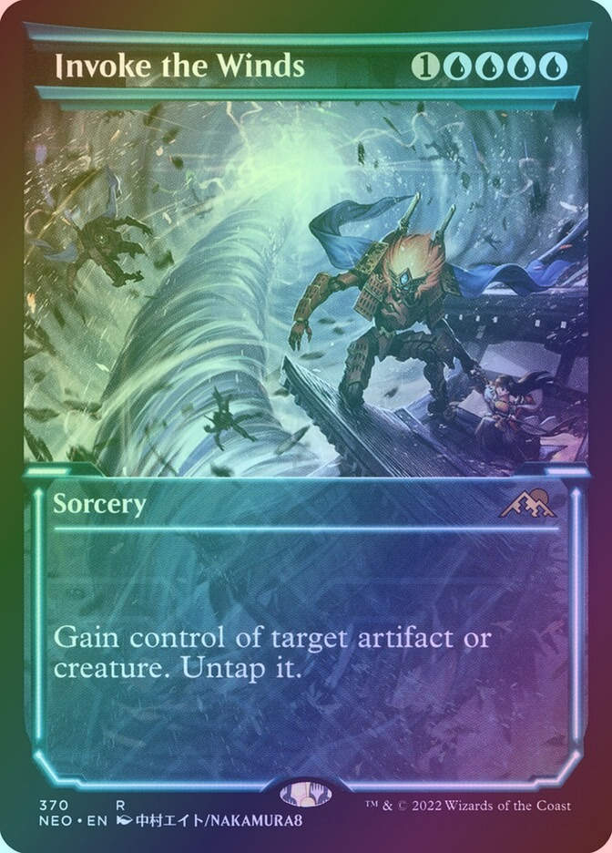 Invoke the Winds (NEO) (370) / Showcase / Foil