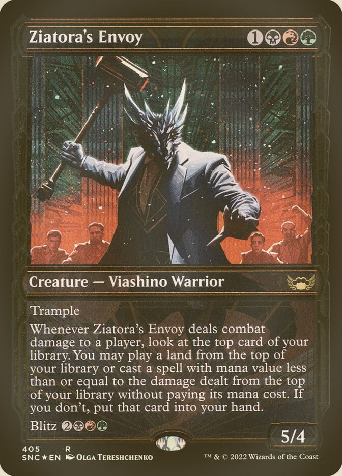 Ziatora's Envoy (SNC) (405) / Showcase / Gilded Foil