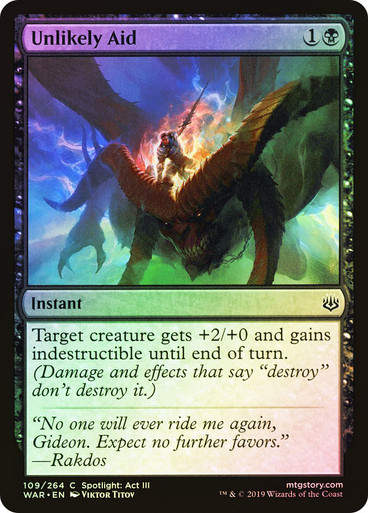 Unlikely Aid (WAR) (109) / Foil