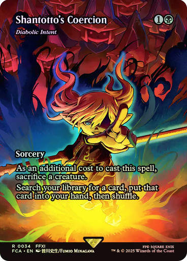 Diabolic Intent (FCA) (34) / Borderless / Foil