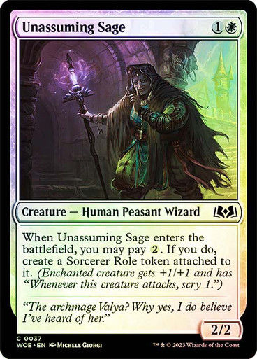Unassuming Sage (woe) / Foil