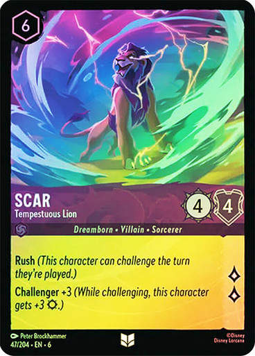 Scar - Tempestuous Lion (LOR_AZU) / Foil