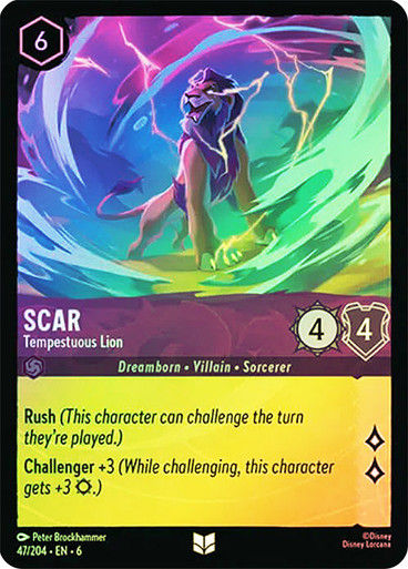 Scar - Tempestuous Lion (LOR_AZU) / Foil