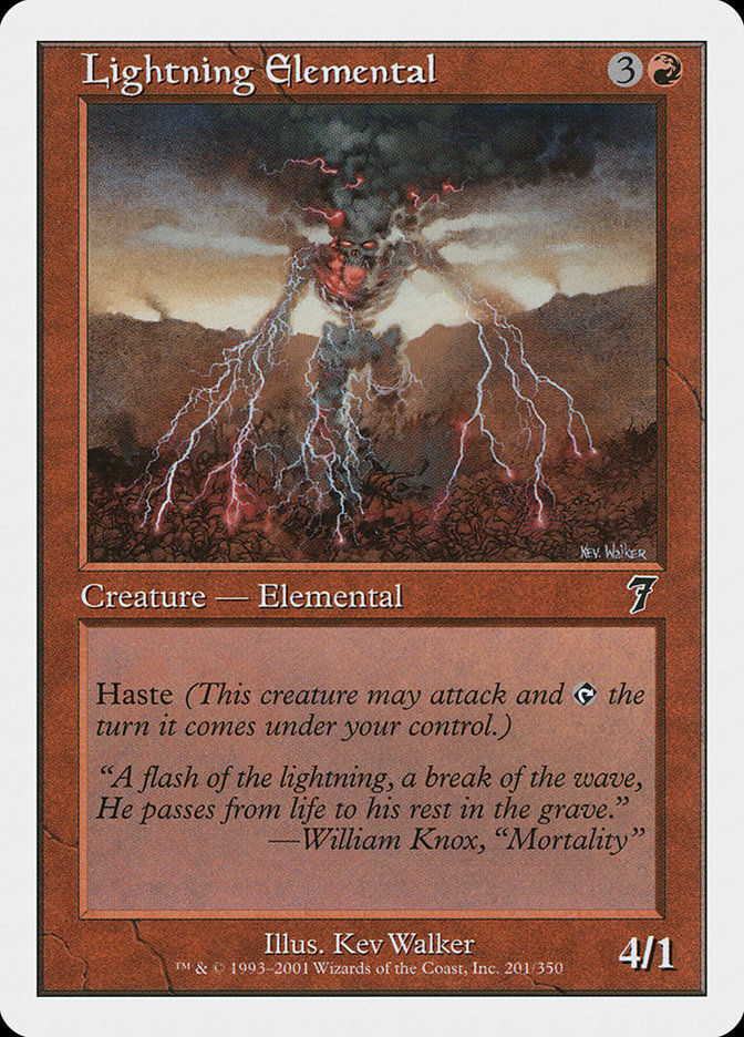 Lightning Elemental (7ED) (201)