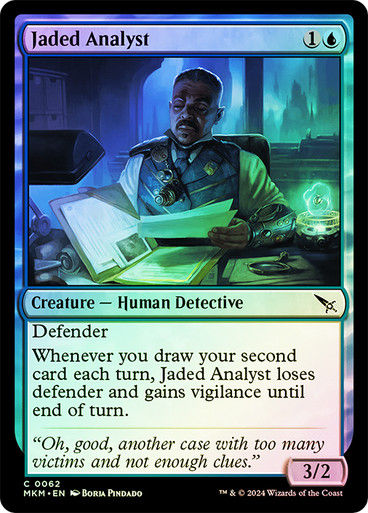 Jaded Analyst (mkm) (62) / Foil