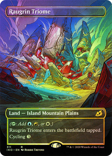 Raugrin Triome (IKO) (311) / Borderless / Showcase / Foil
