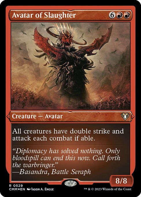 Avatar of Slaughter (cmm) / Foil Etched