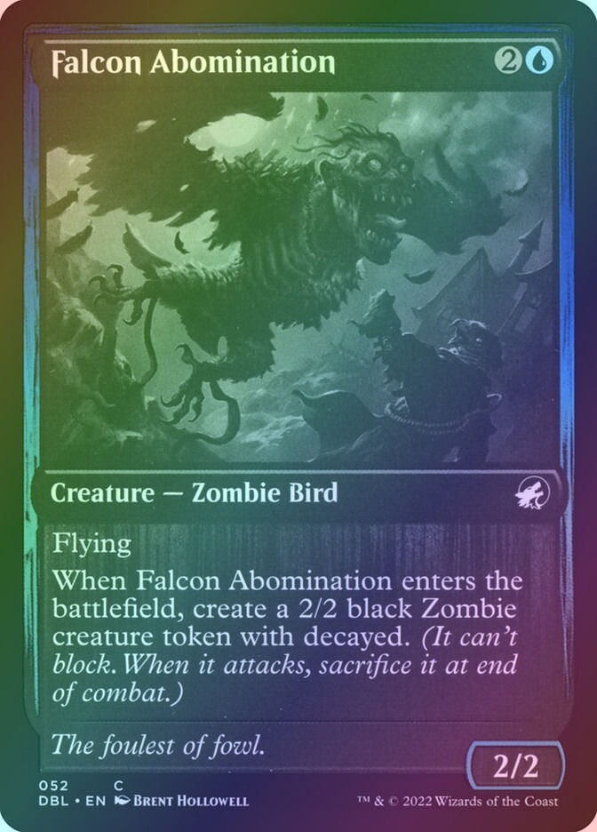Falcon Abomination (DBL) (52) / Foil