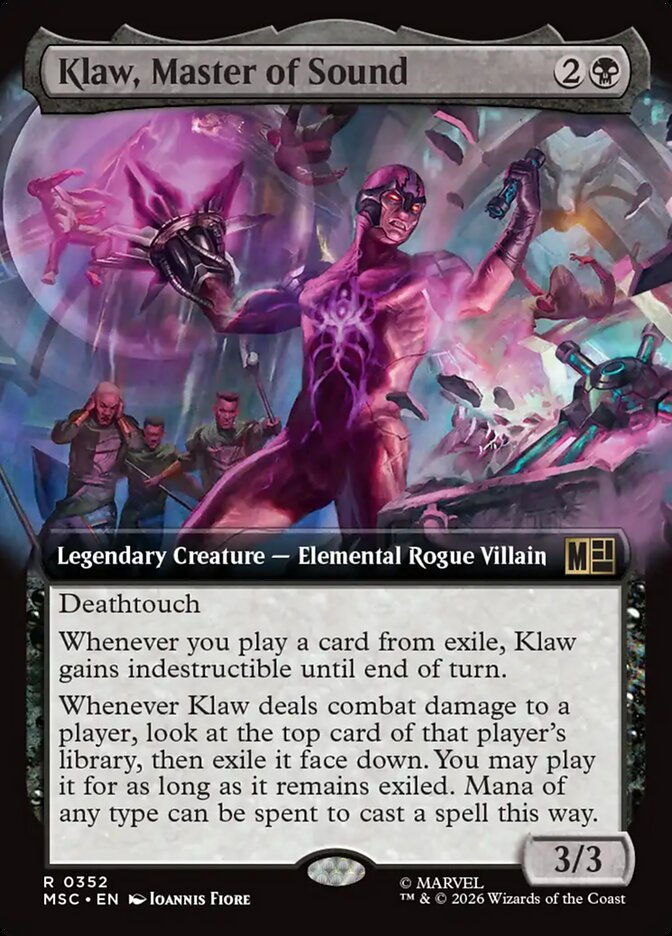 Klaw, Master of Sound (MSC) (352) / Extended Art
