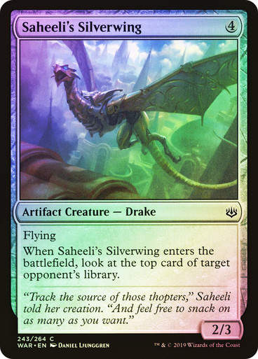 Saheeli's Silverwing (WAR) (243) / Foil