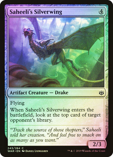 Saheeli's Silverwing (WAR) (243) / Foil