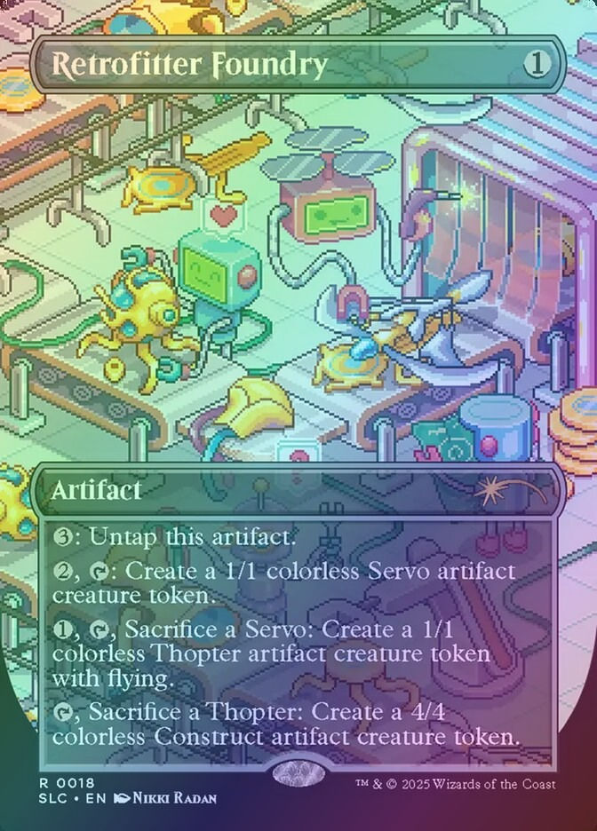 Retrofitter Foundry (SLC) (18) / Borderless / Foil