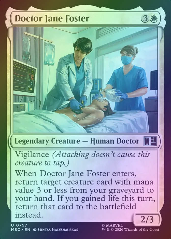 Doctor Jane Foster (MSC) (757) / Foil