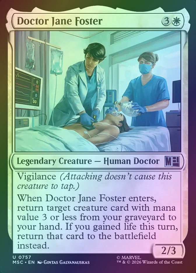 Doctor Jane Foster (MSC) (757) / Foil