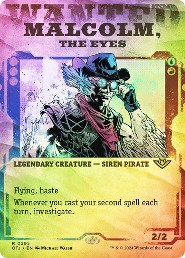 Malcolm, the Eyes (otj) (295) / Foil Showcase