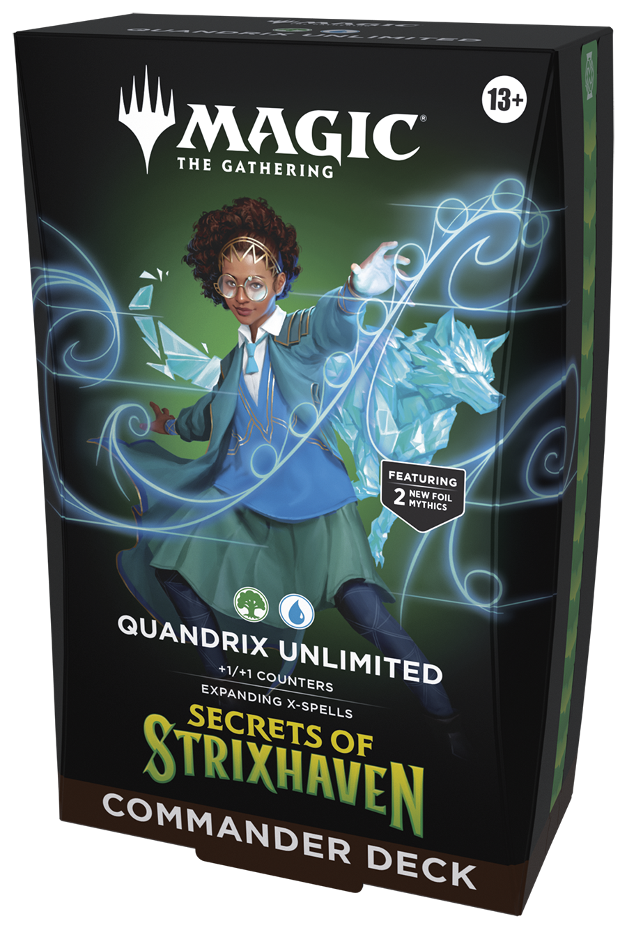 Secrets of Strixhaven Commander Deck - Quandrix Unlimited — cara 1 de 2