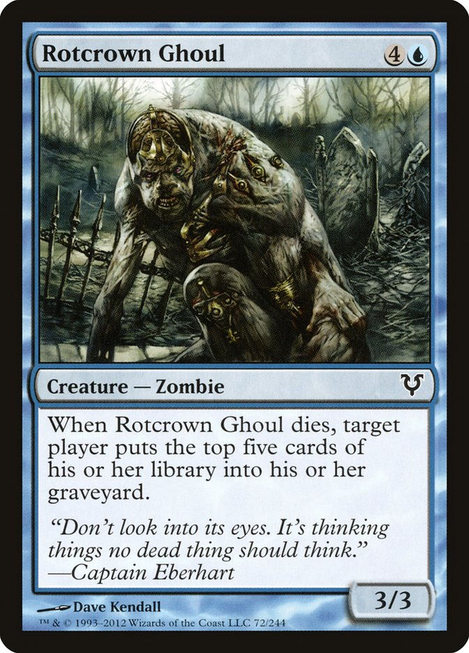 Rotcrown Ghoul (AVR) (72) / Foil