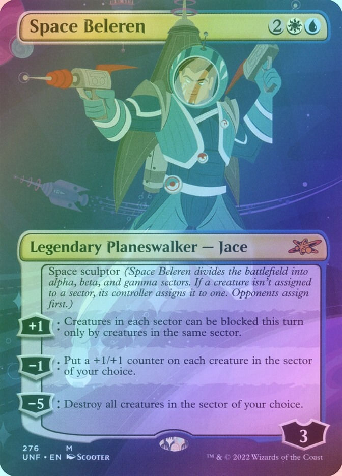 Space Beleren (UNF) (276) / Borderless / Foil