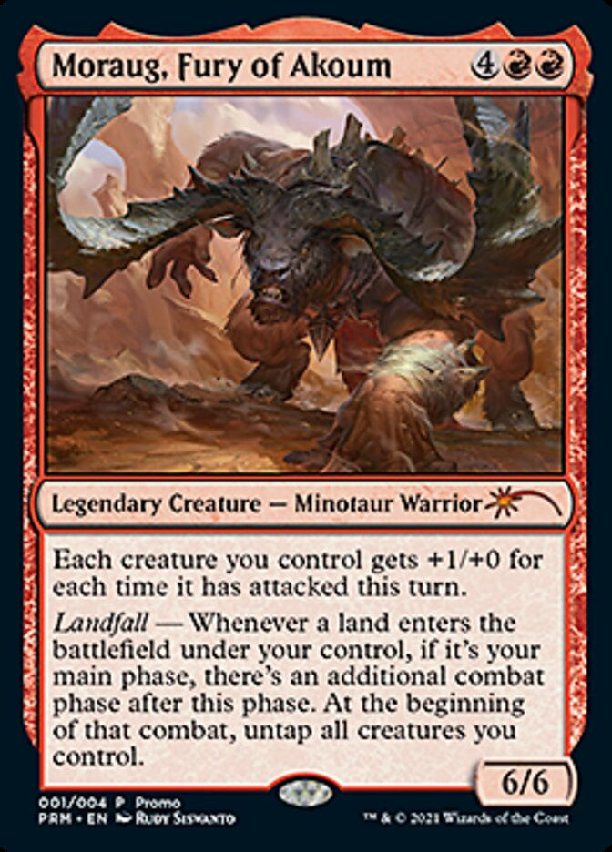 Moraug, Fury of Akoum [Year of the Ox 2021] / Foil