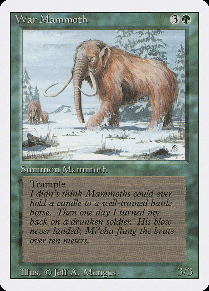 War Mammoth (3ED) (228)