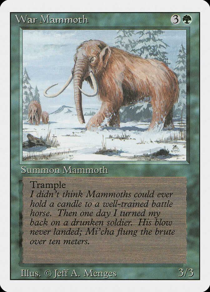 War Mammoth (3ED) (228)